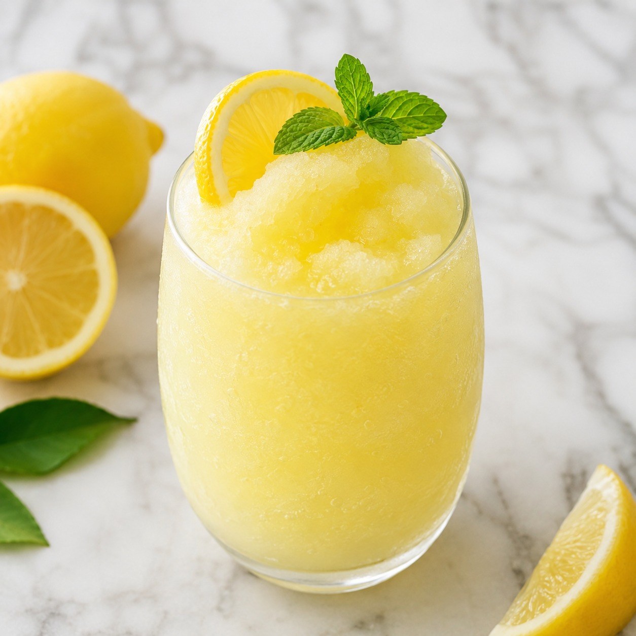 Recette Boisson glacée citron réalisée avec un Ninja Creami