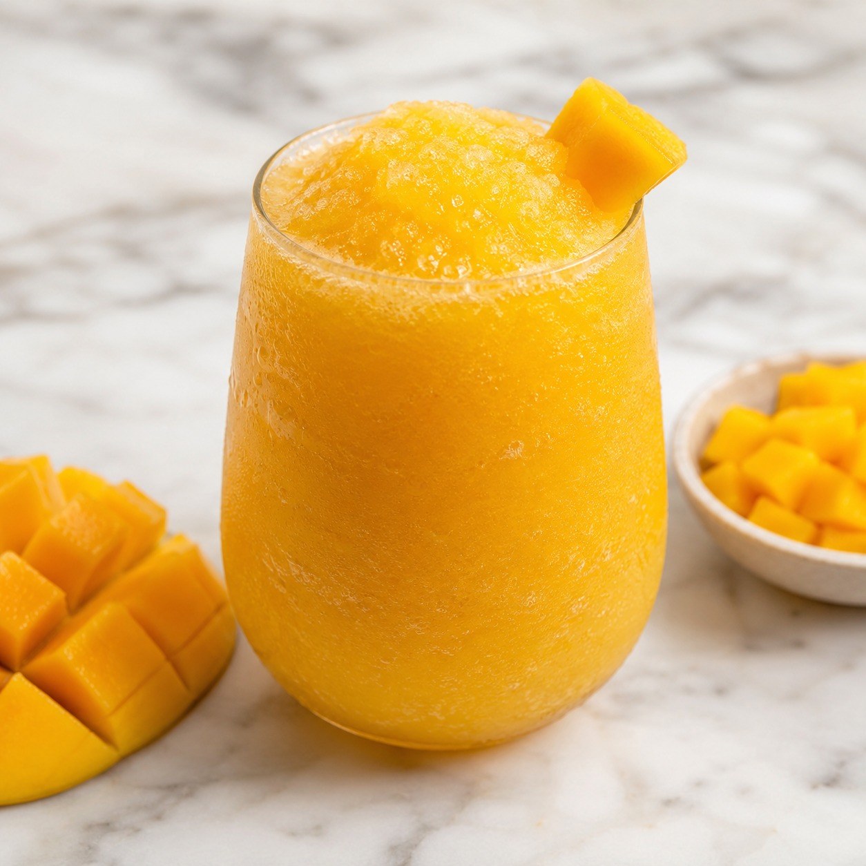 Recette Boisson glacée mangue réalisée avec un Ninja Creami