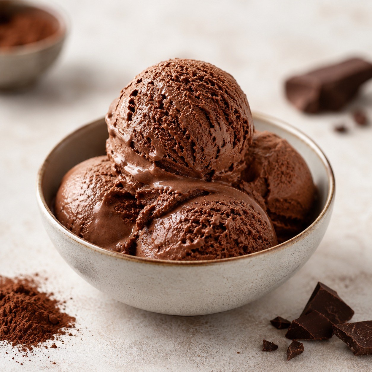 Recette Gelato chocolat réalisée avec un Ninja Creami