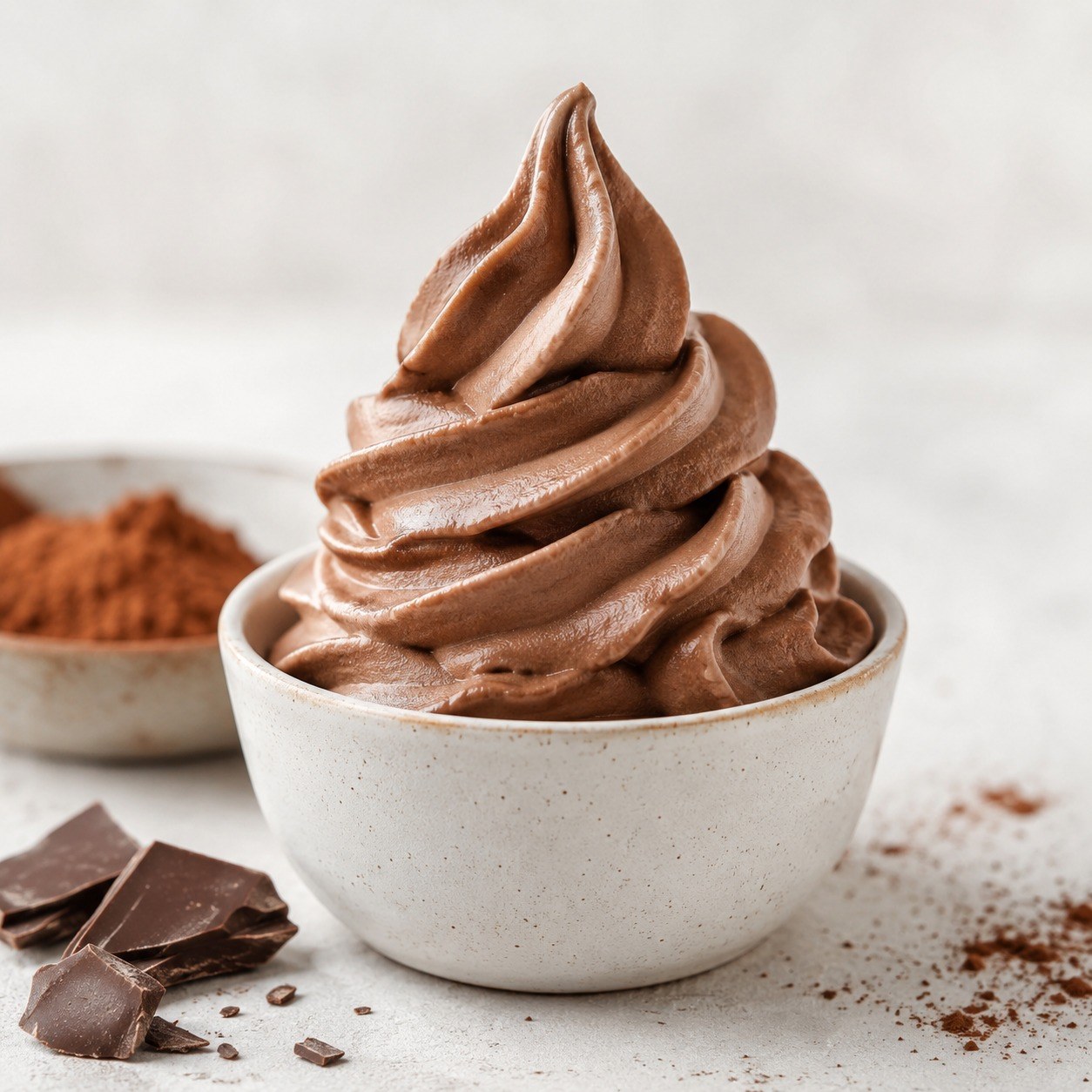 Recette Glace italienne chocolat réalisée avec un Ninja Creami
