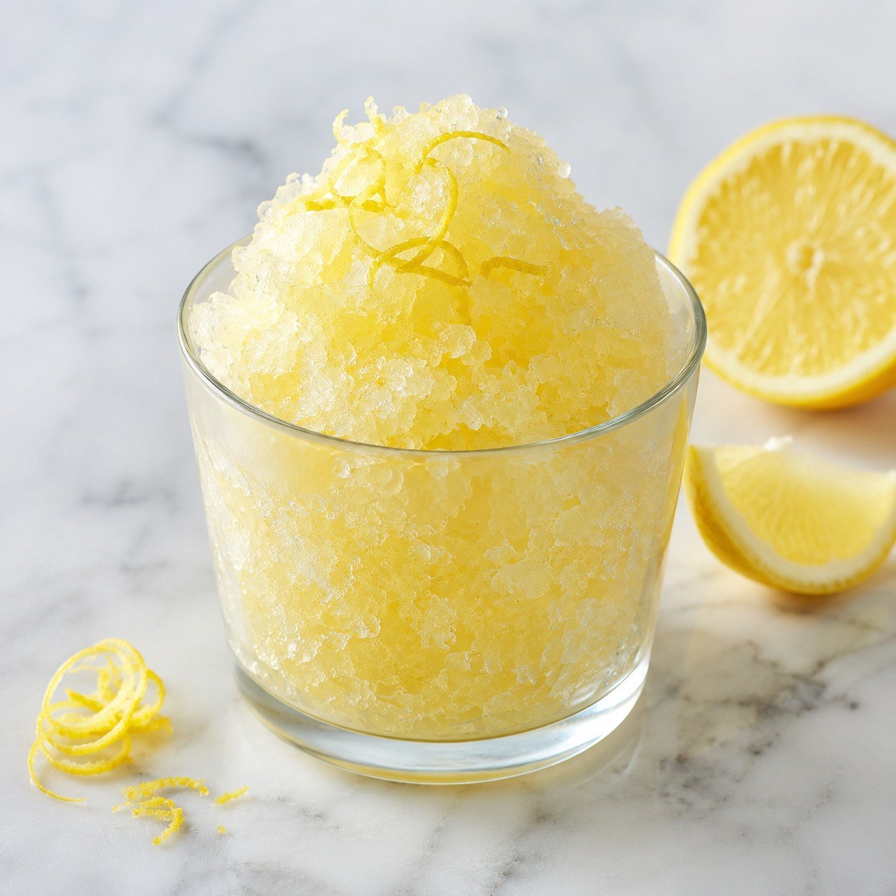 Recette Granité citron réalisée avec un Ninja Creami