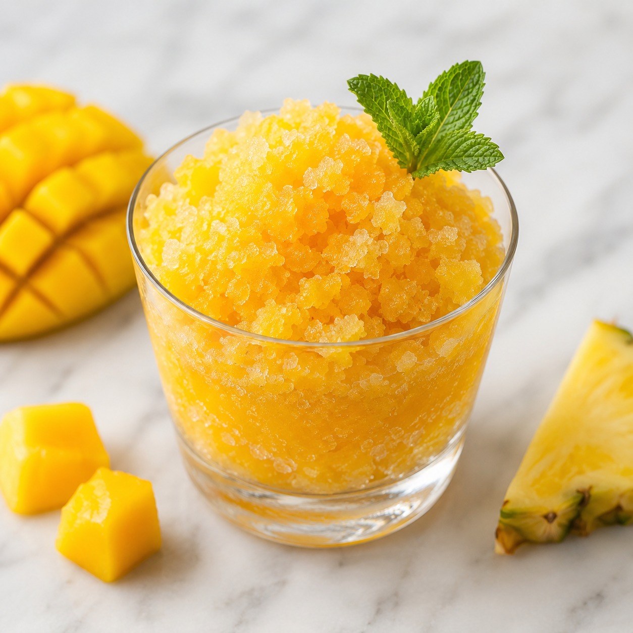 Recette Granité tropical réalisée avec un Ninja Creami