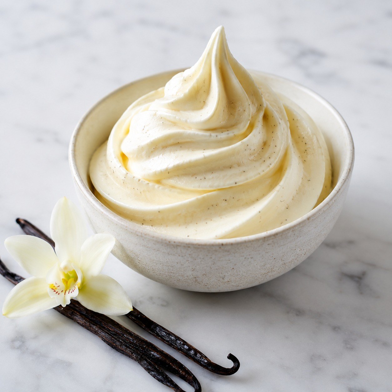 Recette Yaourt glacé vanille réalisée avec un Ninja Creami