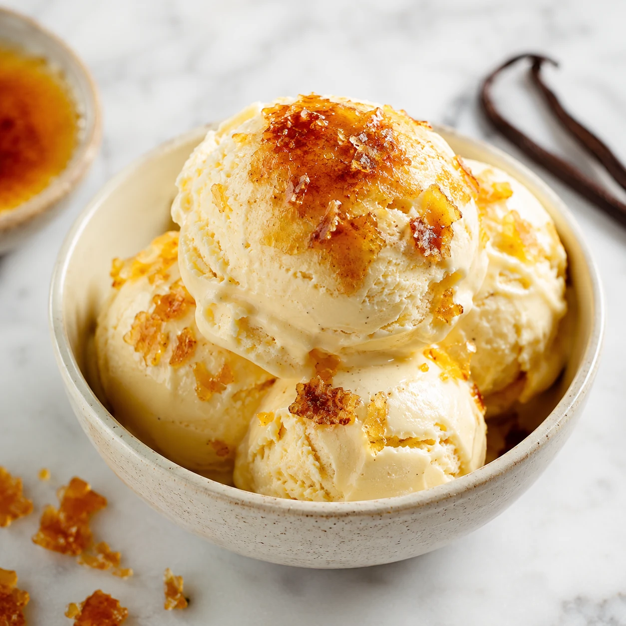Recette Glace crème brûlée réalisée avec un Ninja Creami