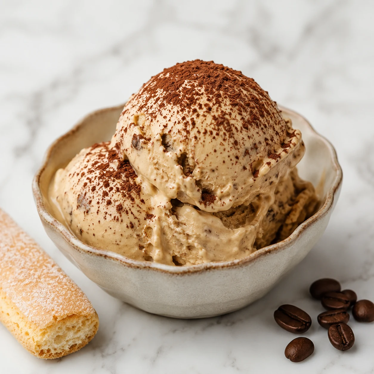 Recette Glace tiramisu réalisée avec un Ninja Creami
